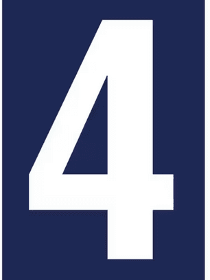 NUMERO DE RUE ADHESIF CHIFFRE
