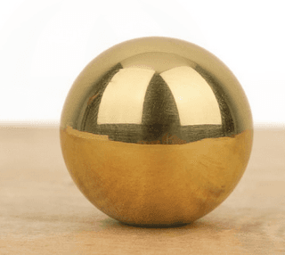 BOUTON BOULE-LAITON POLI