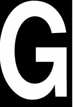 LETTRE POUR VOITURE G