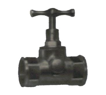 ROBINET D ARRET A PURGE DOUBLE