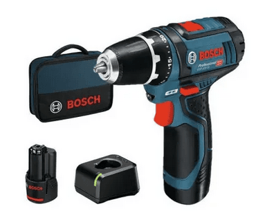 Perceuse visseuse pocket GSR 12V-15 en saccoche avec 2 batterie 2Ah + chargeur