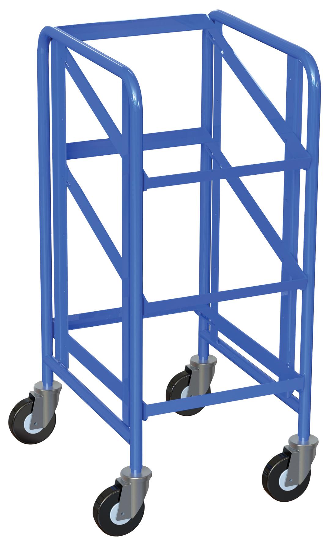 CHARIOT PORTE-BACS SANS PLATEAU BOIS