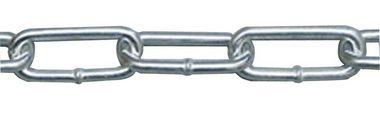 CHAINE DROITE GALVANISEE A MAILLONS LONGS