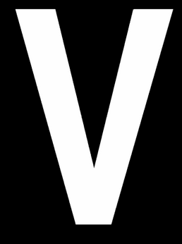 LETTRE POUR VOITURE V