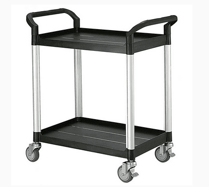 CHARIOT POLYVALENT 3 PLATEAUX NOIR 250 KG