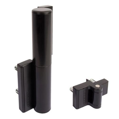 LOCINOX P00008665-9005 ferme portillon 2/1 charnière noir 9005 largeur 1,1 m 75