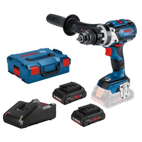 Perceuse-visseuse à percussion 18V Bosch GSB 18V-110 C - 2 batteries ProCORE 4Ah