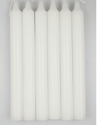 BOUGIES DROITES BLANCHES