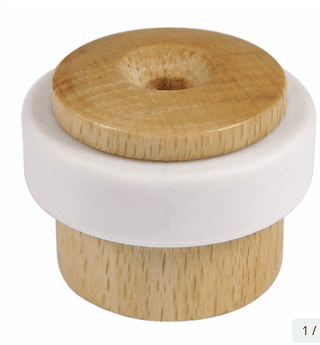 BUTOIR CAOUTCHOUC BLANC ET