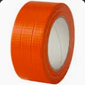 TOILE COLLANTE ORANGE HAUTE RESISTANCE 50 MM X 33 M
