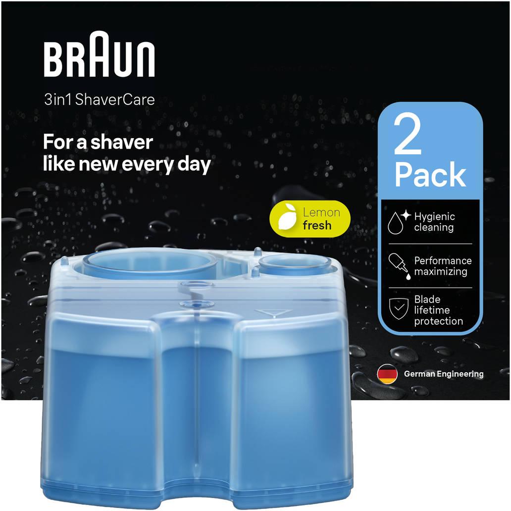 Braun CCR2 Cartouches nettoyantes Clean & Renew lot de 2