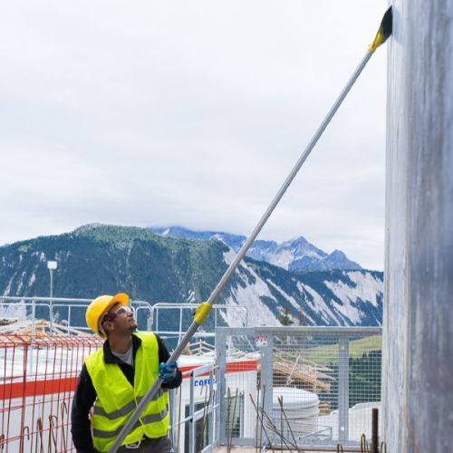 LEBORGNE 142309 Grattoir 30 cm manche télescopique 2-3,50m Nanovib