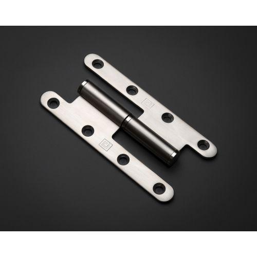 HERACLES Q-PAB14055-D paumelle à bois inox droit 140 x 55 mm