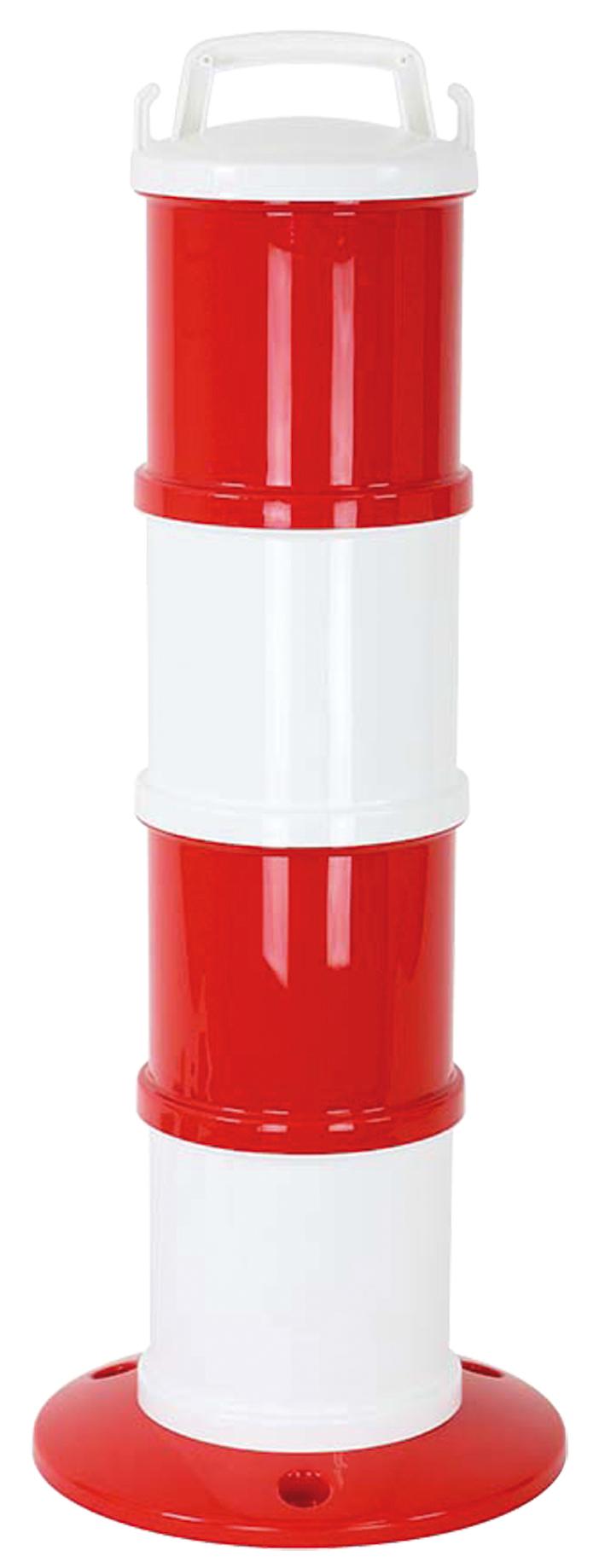 1 BALISE + 5M CHAINE ROUGE/BLANC