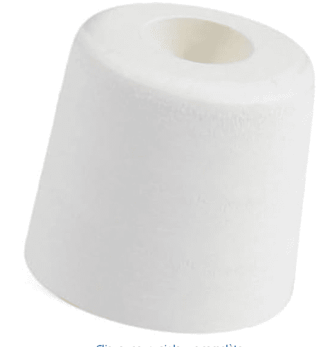 BUTOIR CAOUTCHOUC BLANC SERIE