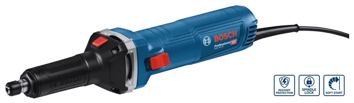 Meuleuse droite 750W 7000 à 33000 tr/min - BOSCH GGS 30 LS - 06012B5020