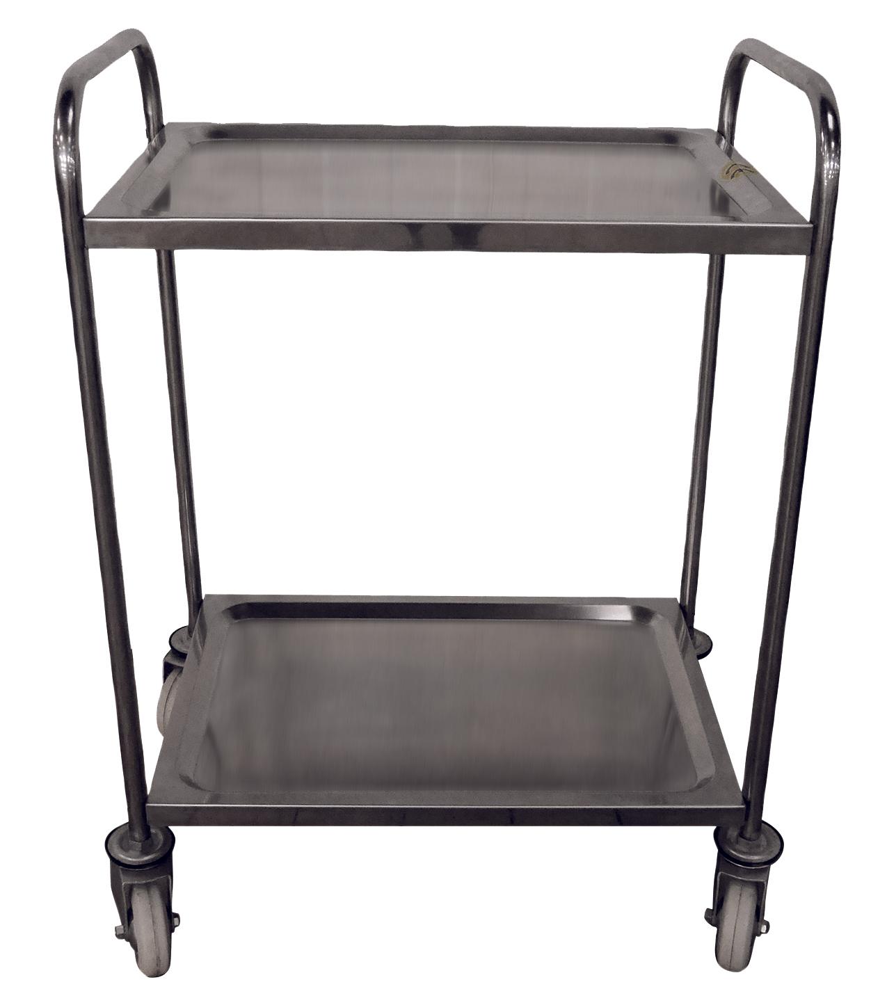 DESSERTE 2 PLATEAUX INOX 304 100 KG