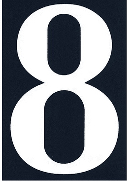 NUMERO DE RUE ADHESIF CHIFFRE