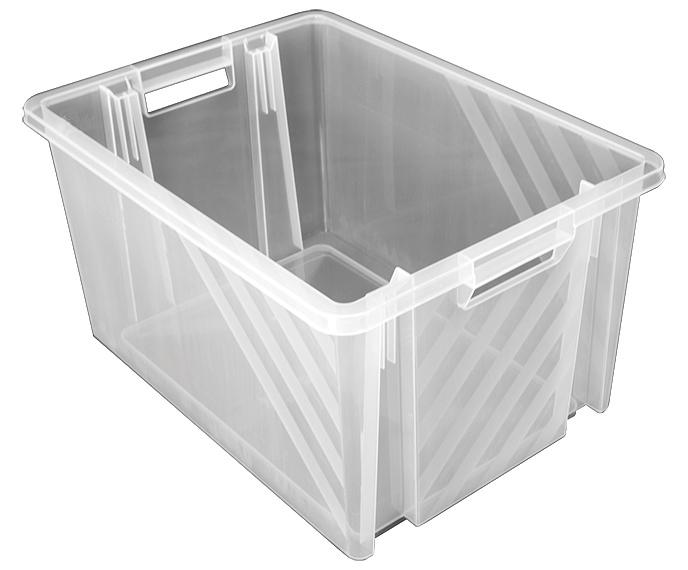 BAC PLASTIQUE EMBOITABLES NOVABAC TRANSLUCIDE 6,10,18,30 et 54 litres