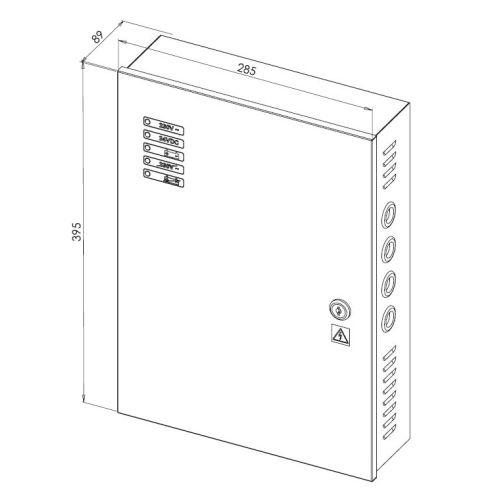 HERACLES PCA-ALIM2405S2 alimentation secourue 24 V DC 5 A + relais défaut