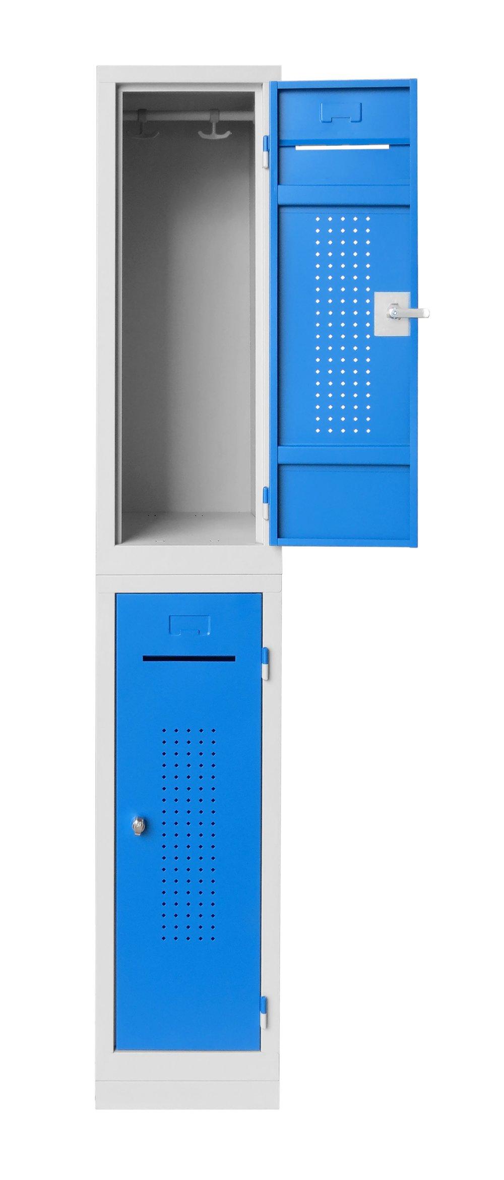 KIT VESTAIRE 2 CASIERS SUR SOCLE