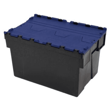 Bac navette avec couvercle coloré BLEU