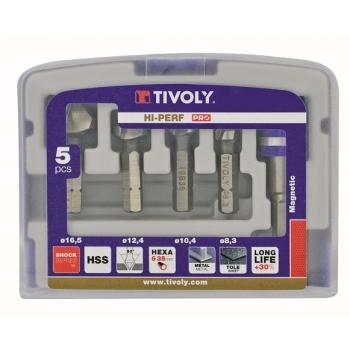 SET 4 FRAISES A NOYER 90° HSS